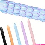 12.9in Big Spiked Long Skinny Dildo For Anus Stimulation Love Toy
