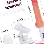 LoveGod Stotende Dildo Vibrator: Multi-Functioneel Genot Met 8 Standen en Realistisch Design