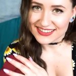 Hot brunette teen Lizzie Love getting ready for her first date