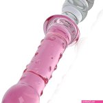Glass dildo pink: long dildo large double dilos for women and men XXL dildo pink big dildo double dildo anal sex toy giant dildo masturbation dildo women dildo xxl dildo large G70 :