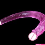 Realistic Double Ended Dildo Soft Jelly Material For Double Penetration Fun From Shen8416 19.89