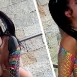 Submissive Slut with Big Tits is Humiliated with milk and gets Creampie after a very Hard Fuck