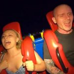 Boob slip on slingshot ride 0:48
