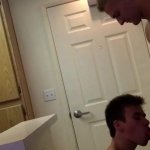 Straight College Knob Receives Lustful and Breeds his Twink Roommate