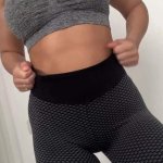 Fitness model in Leggings with amazing butt and big tits CandyLuxxx