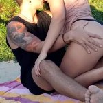 HOT WIFE fucks a stranger on the beach