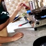 Maid fuck in the kitchen watch online