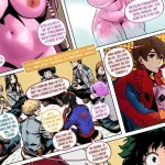 Porn comic Mina Ashido x Spider Man. My Hero Academia. Onirico Sex comic babe Mina met