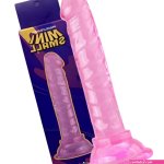 Dildo Consolador Con Chupa Texturizado Rosa GENERICO