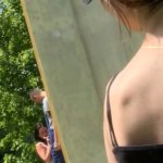 Czech Teen Convinced for Outdoor Public Sex