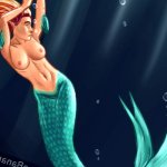 Nude mermaid by CalamaBanana on Newgrounds