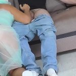 step Mom helped her relax with anal sex