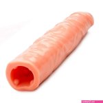 8.5 Inch male-enhancement Dildo Sleeve with solid 3 inch Penis tip