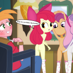 Post 1531744: AppleBloom BigMacintosh CutieMarkCrusaders EquestriaGirls FriendshipisMagic MyLittlePony OhOhOkapi Scootaloo SweetieBelle