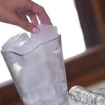Sexy blonde fucks her juicy hot pussy with an ice cold dildo