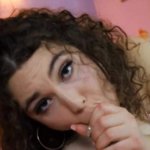 POV sloppy blowjob on dildo