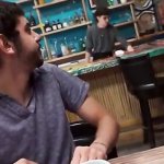 Mature waitress fucking at the bar with a good client