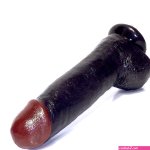 Buy the Chi Chi Larues Black Balled 12 inch Realistic Dildo with Suction Cup BBC Dong