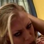 Horny blonde slut get fucked hard doggy style