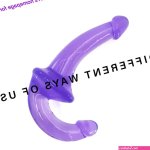 7.48in Double-Headed Penetration Dildo Sex Toy For Men Women