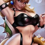 Porn comic Bowsette. Super Mario Bros.. Alice Rauch. Sex comic selection of 3D