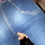 I caught and watched a stranger in an abandoned place masturbate in jeans