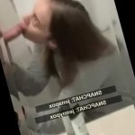Drunk college girl gives a blowjob to a stranger during party