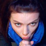 The stranger helped after that she did a blowjob and ate cum LunaRoulette