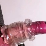 The best homemade fleshlight solo male masturbation of 2021 with tons of loud male moans and massive cock cumshots from a mushroom head cock