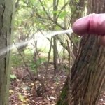 Taking a Pee against a Tree in Public