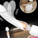 Vibrador Sex Toy Double Headed Bombeamento e Vibraço