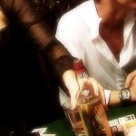 blond bunny get fucked on poker table