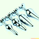 Sieraden anale buttplug met metaaldetector