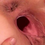 Her pussy squirts when I stretch her little pink butthole and fist her ass