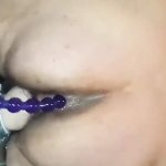 BBW Squirts on Her Dildo at Home: Big Ass Porn