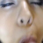 Cute trap sucking fake penis