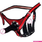 Double-ended Strap-on Dildo Mouth Gag Detachable Dildos Harness Strap Adjustable Dildo Brief Sex Woman Man Toys