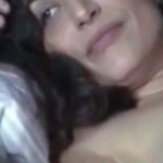 Taboo sex of the brunette MILF and young stepson