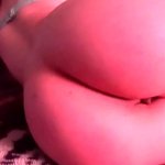 Big ass of young skinny russian college girl
