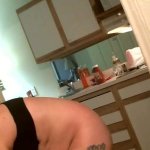 MILF cleans naked