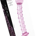 GLASS ROZENKNOP SPIRAAL G-SPOT DILDO
