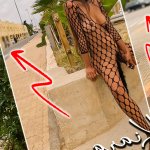 Horny Cat Costume with Butt Plug Tail Public Challenge