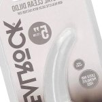 Realrock Crystal Clear Non Realistic Dildo with Suction Cup