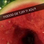 Fucking a Juicy Watermelon