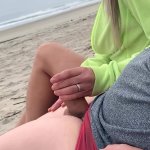 Risky public masturbation by MILF