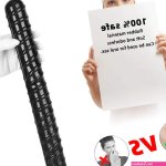 16.14in 26in Odd Huge Super Long Steel Bar Butt Plug Dildo
