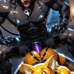 Tails The Two Tailed Yellow Fox From Sonic Houndoom Strap-on Fucking Tails In A Doggystyle