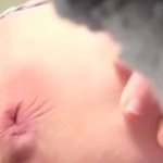 Cute 19 year old brunette playing with creamy pink pussy leaking in panties