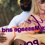 POV Blonde Fucks BBC Neighbor Threesome