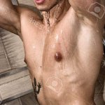 Young Handsome Guy In Shower. Water Cleanliness And Freshness. Young Sexy Guy In Shower. Handsome And Attractive. Masculine And Tanned Stock Photo Picture and Royalty Free Image. Image 100981256.